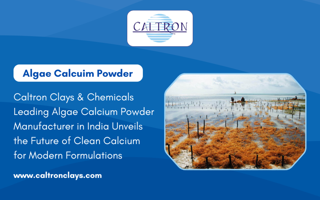 Caltron Clays & Chemicals – Leading Algae Calcium Powder Manufacturer in India Unveils the Future of Clean Calcium for Modern Formulations