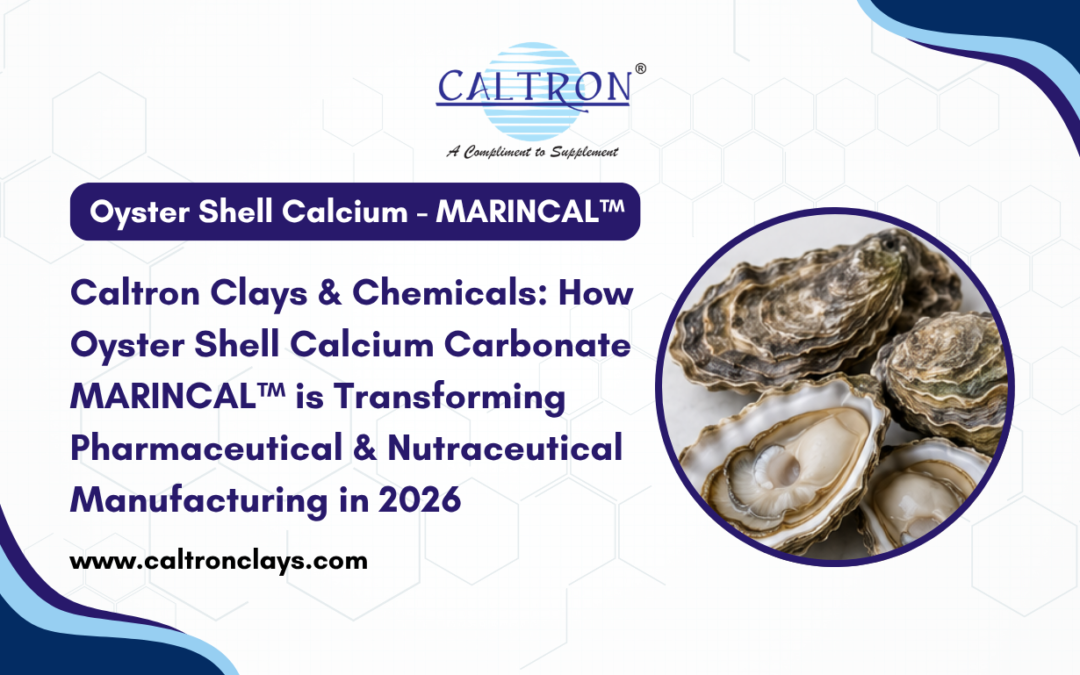 Caltron Clays & Chemicals: Oyster Shell Calcium Carbonate Powder Manufacturer in India