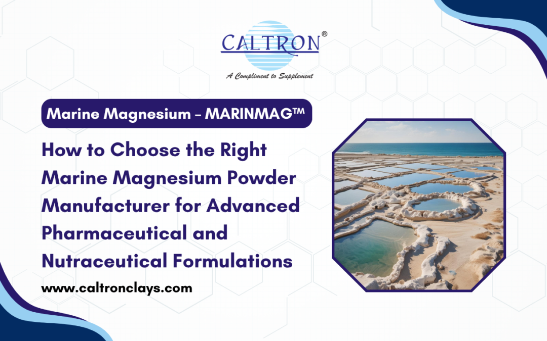 Caltron Clays & Chemicals is a trusted Marine Magnesium Powder Manufacturer offering MARINMAG™ for pharmaceutical and nutraceutical formulations.