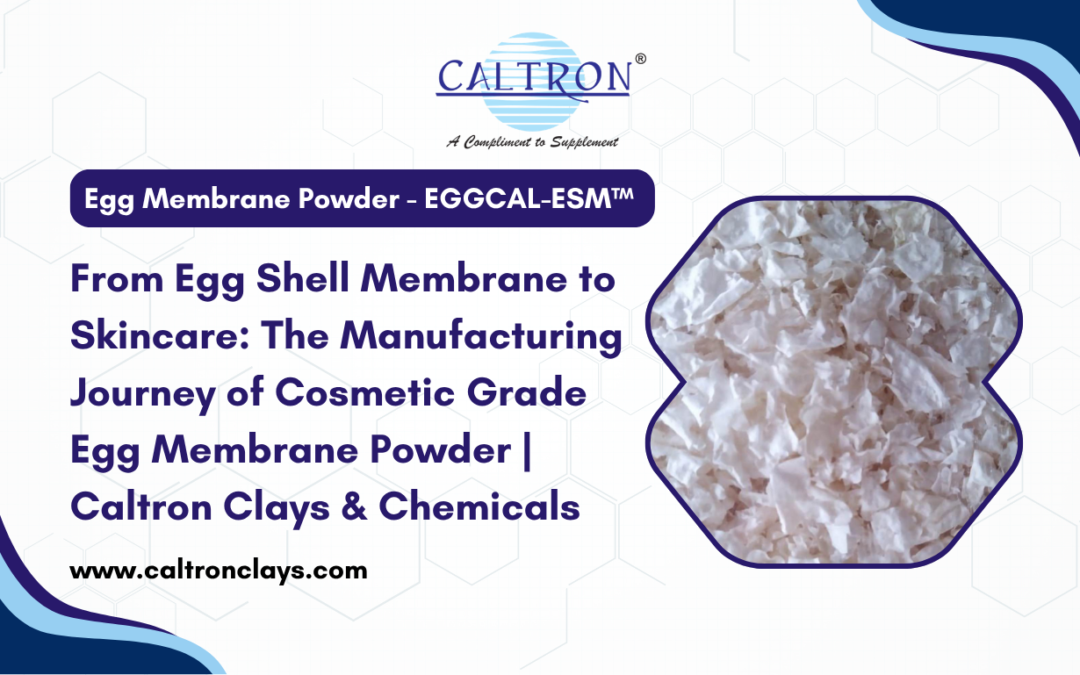 From Egg Shell Membrane to Skincare: The Manufacturing Journey of Cosmetic Grade Egg Membrane Powder | Caltron Clays & Chemicals